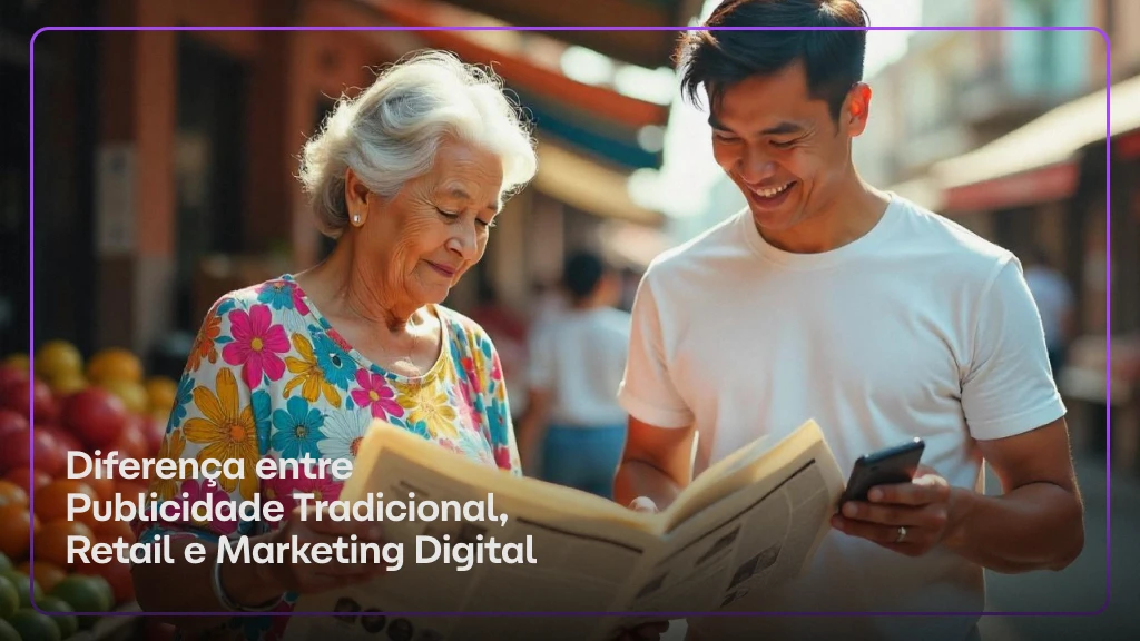 Diferença entre Publicidade Tradicional, Retail e Marketing Digital